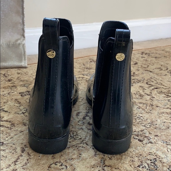 Black Sam Edelman rain booties - Picture 5 of 6